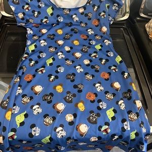 Rainbow Rules Star Wars dress, medium